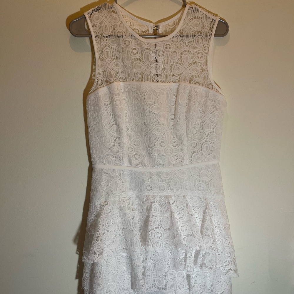 Bebe white dress size 10